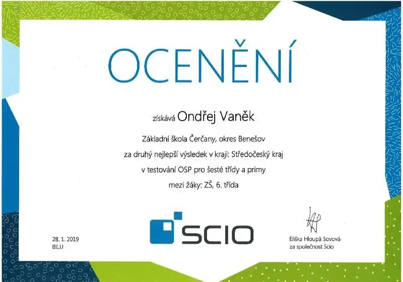 SCIO - umístění v kraji