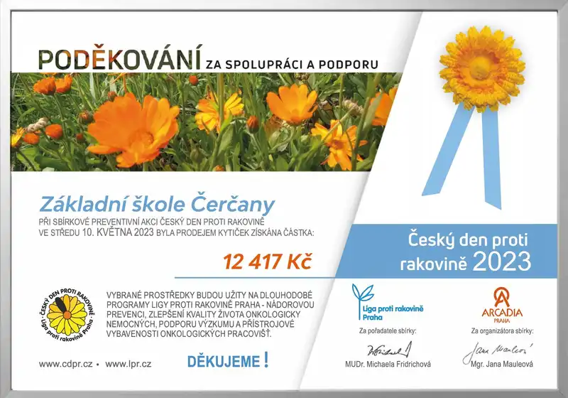 CDPR 2023 poděkování