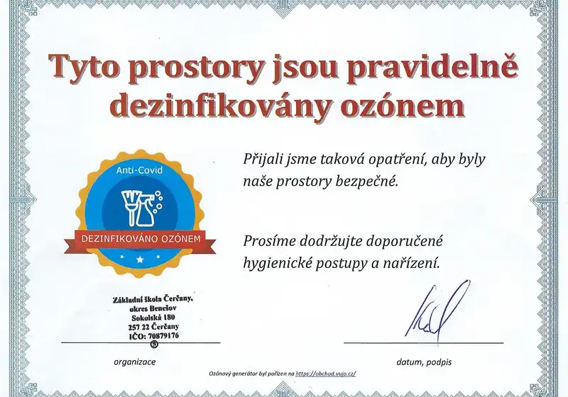 certifikát 2020