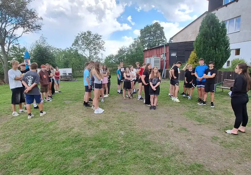 8. A + 8. B na škole v přírodě...