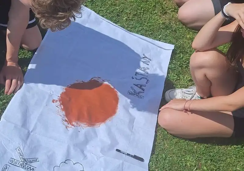 8. A + 8. B na škole v přírodě...