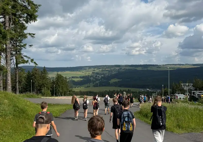 8. A + 8. B na škole v přírodě...