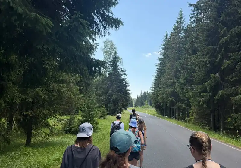 8. A + 8. B na škole v přírodě...