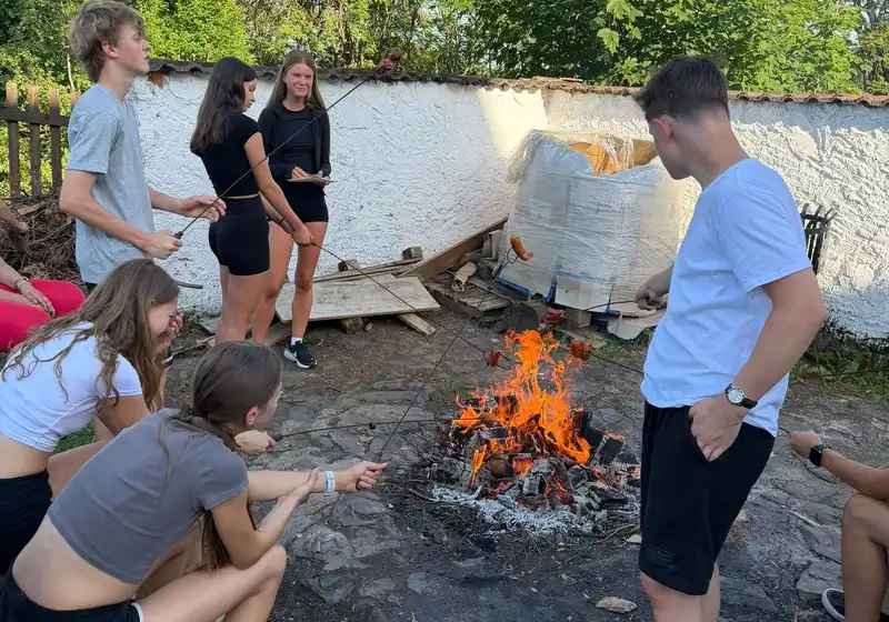 8. A + 8. B na škole v přírodě...