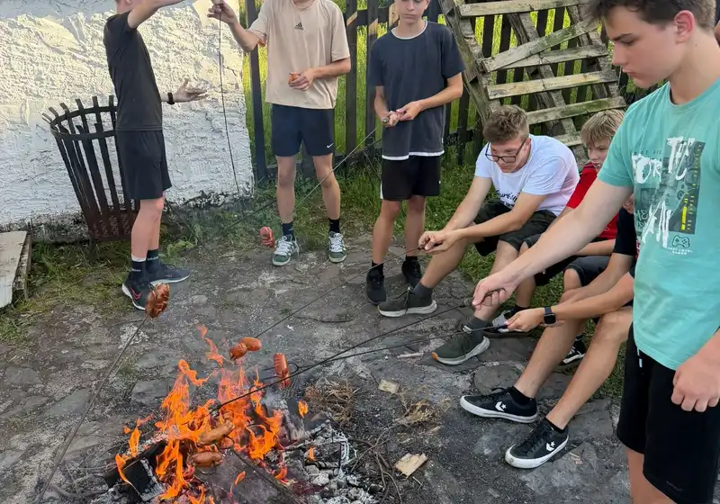 8. A + 8. B na škole v přírodě...