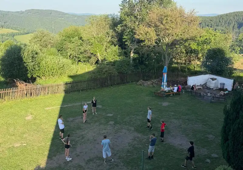 8. A + 8. B na škole v přírodě...