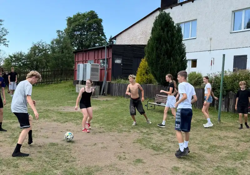 8. A + 8. B na škole v přírodě...