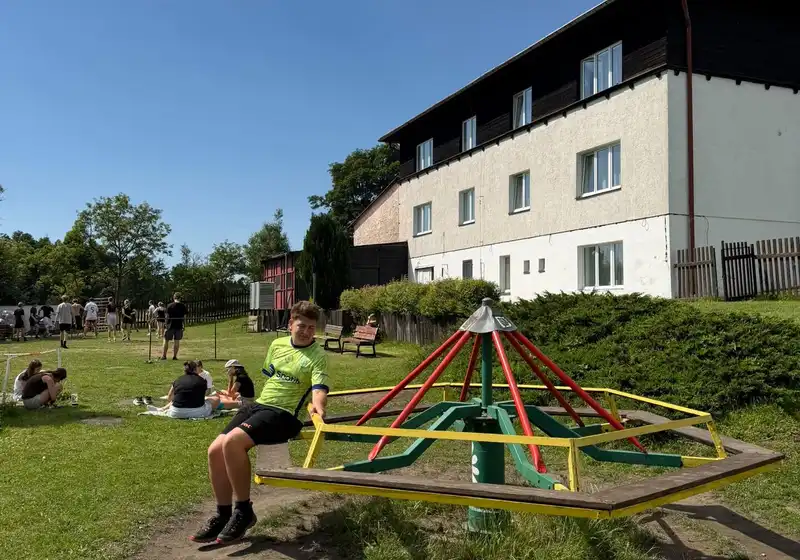 8. A + 8. B na škole v přírodě...