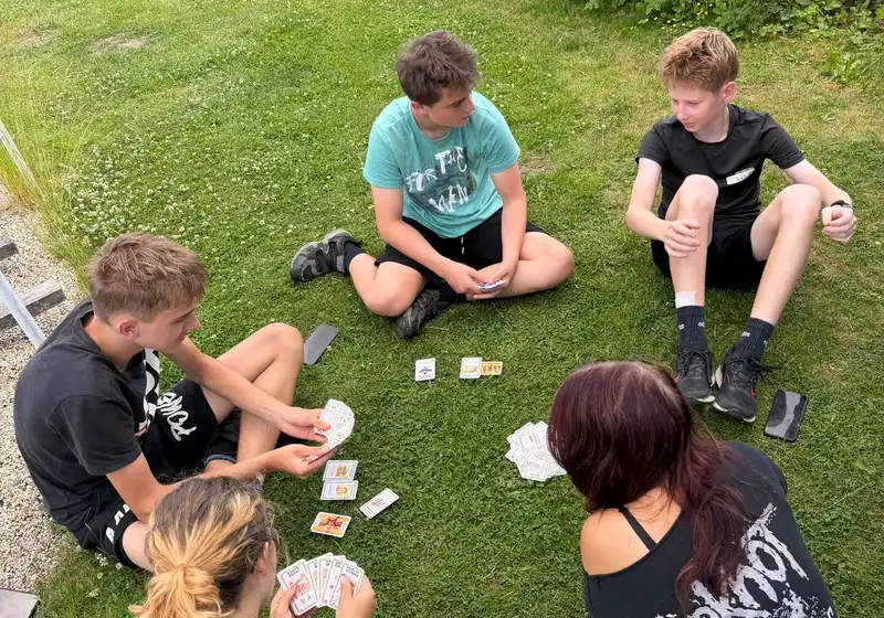 8. A + 8. B na škole v přírodě...