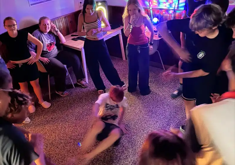 8. A + 8. B na škole v přírodě...