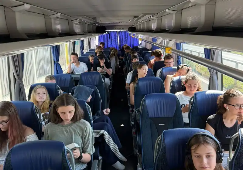 8. A + 8. B na škole v přírodě...
