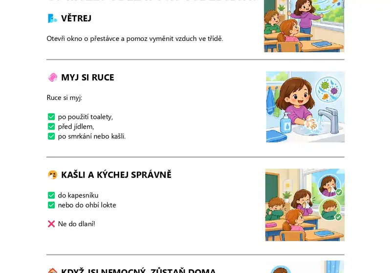 Upozornění - respirační onemocnění