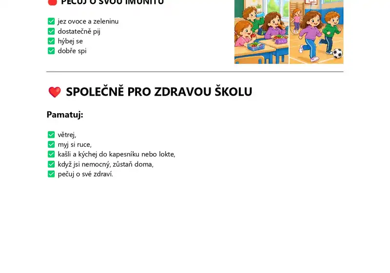 Upozornění - respirační onemocnění