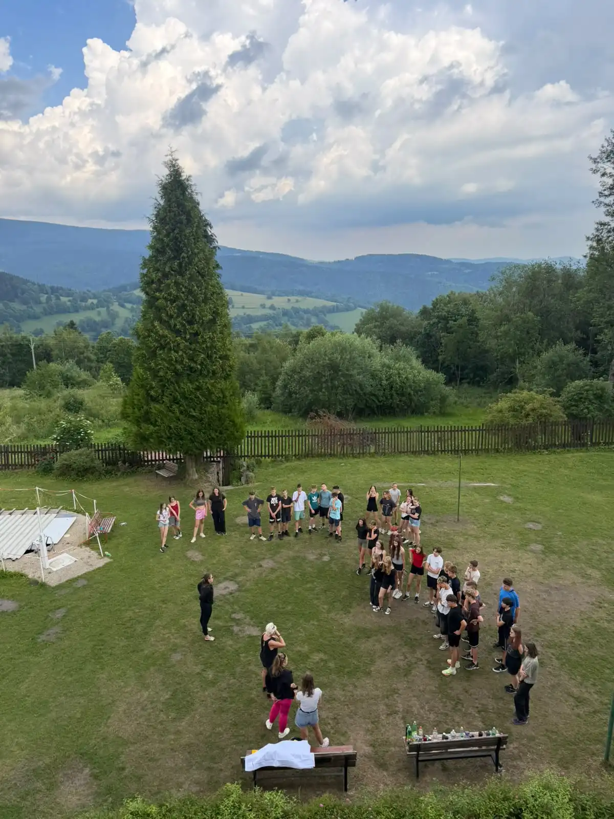 8. A + 8. B na škole v přírodě...