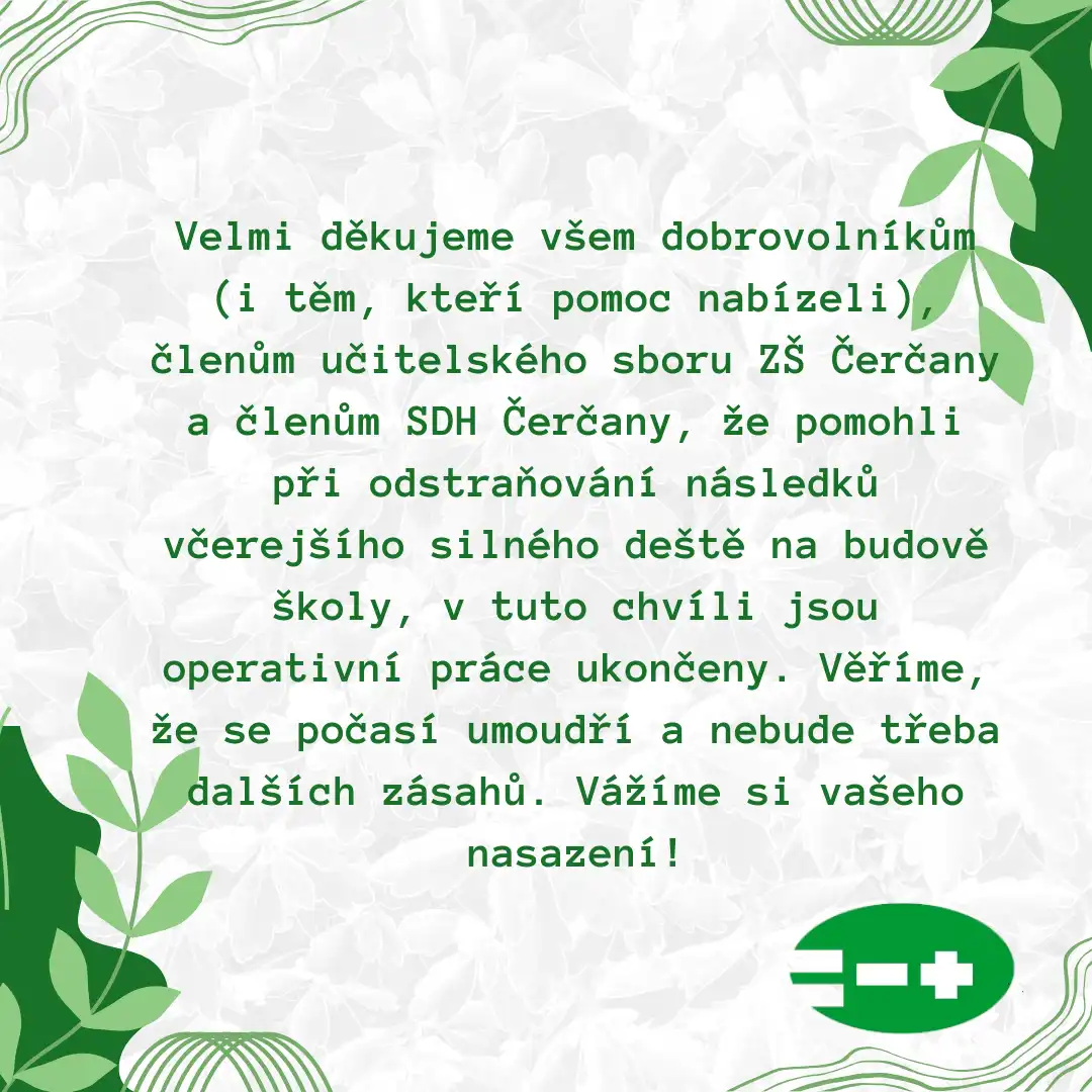Poděkování za pomoc